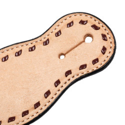 Courroie d'éperon western bicolore Pool's Noisette / naturel Marron