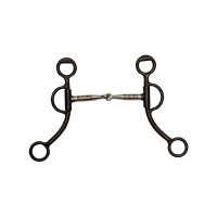 Mors noir avec embouchure en acier inoxydable Pool's Mors noir avec embouchure en acier inoxydable Pool's