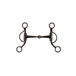 Zwart ijzeren westernbit met korte scharen Pool's Zwart ijzeren westernbit met korte scharen Pool's