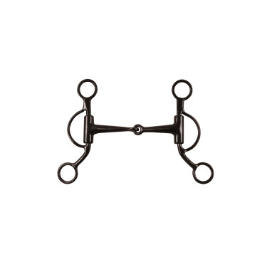 Zwart ijzeren westernbit met korte scharen Pool's Zwart ijzeren westernbit met korte scharen Pool's