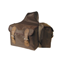 Sacoche arrière de selle en nylon Pool's Marron