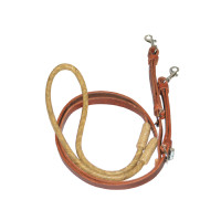 Rênes Barrel en rawhide Pool's Marron Rênes Barrel en rawhide Pool's Marron