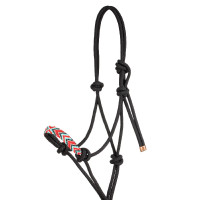 Licol en corde avec perles Pool's Noir Licol en corde avec perles Pool's Noir