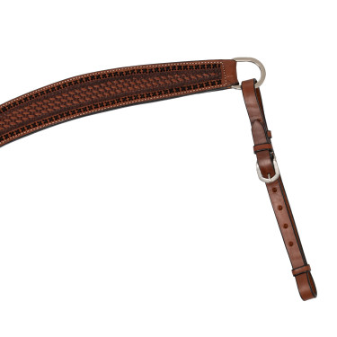 Western borsttuig met decoraties Pool's Hazelnoot Bruin