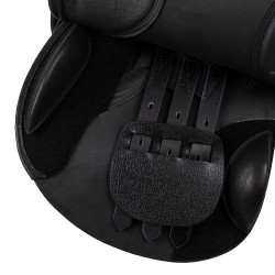 Selle de saut en cuir Chicago avec arcade interchangeable inclut 4 arçons Supreme Noir Selle de saut en cuir Chicago avec arcade interchangeable inclut 4 arçons Supreme Noir