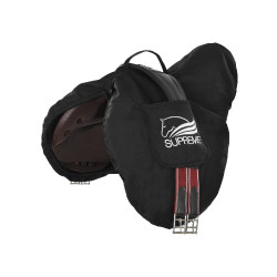Housse de selle en coton nouveau style Supreme Noir Housse de selle en coton nouveau style Supreme Noir
