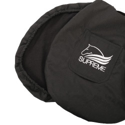 Housse de selle en coton nouveau style Supreme Noir Housse de selle en coton nouveau style Supreme Noir