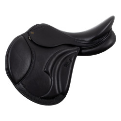 Selle de saut en cuir double modèle Las Vegas Supreme Noir Selle de saut en cuir double modèle Las Vegas Supreme Noir