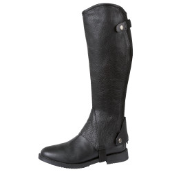 Leren minichaps Covalliero Elasto zwart Leren minichaps Covalliero Elasto zwart