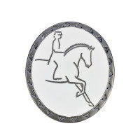 Dressuurruiterbroche Umbria Equitazione Zwart