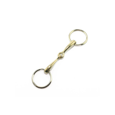 Sleutelhanger met naaldbit in goud BP Umbria Equitazione Sleutelhanger met naaldbit in goud BP Umbria Equitazione
