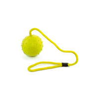 Balle en caoutchouc avec corde de 8,5 cm Umbria Equitazione Balle en caoutchouc avec corde de 8,5 cm Umbria Equitazione