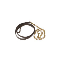 Longe en cuir avec chaîne Umbria Equitazione Marron / or Longe en cuir avec chaîne Umbria Equitazione Marron / or