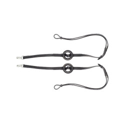 Enrênement en cuir Umbria Equitazione Noir