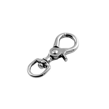 Mousqueton pivotant rond en argent Umbria Equitazione Mousqueton pivotant rond en argent Umbria Equitazione