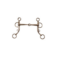 Mors argentin articulé en métal solide Umbria Equitazione