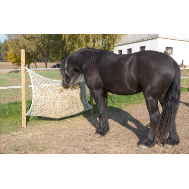 Filetnet hooi mazen 3 x 3 cm wit Kerbl