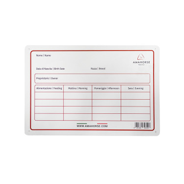 Aluminium stalplaat Umbria Equitazione Aluminium stalplaat Umbria Equitazione