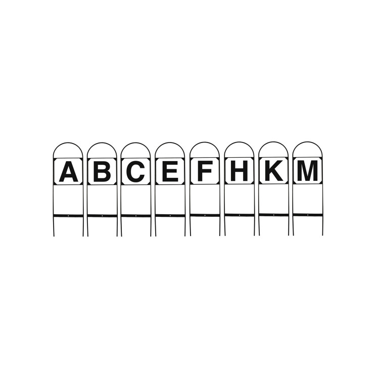 Lettres de dressage en fer ensemble de 8 lettres ABCEFHKM Umbria Equitazione Lettres de dressage en fer ensemble de 8 lettres ABCEFHKM Umbria Equitazione