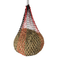 Luxueus nylon hooinet Umbria Equitazione Zwart / rood