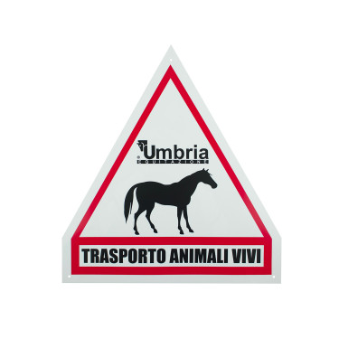 Panneau triangulaire en plastique Umbria Equitazione Umbria Equitazione Panneau triangulaire en plastique Umbria Equitazione Umbria Equitazione