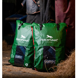 Buitendeken Horseware Rambo Duo 100g + liner 300g Marine / lichtblauw