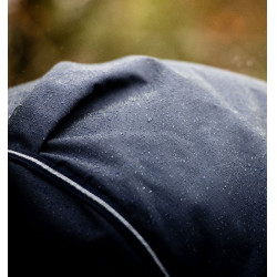 Couverture Horseware Rambo Duo Force 100g avec liners 100g et 300g 210D Marine / marine / blanc Bleu marine