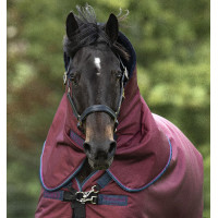 Halsstuk Horseware 0g voor deken Rambo Original Marineblauw / oranje