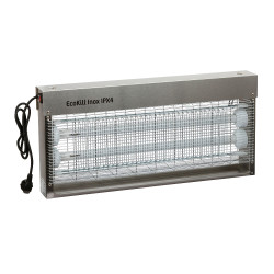 Roestvrijstalen elektrische vliegenvanger ECOKILL IPX4 blauw