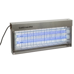 Roestvrijstalen elektrische vliegenvanger ECOKILL IPX4 blauw