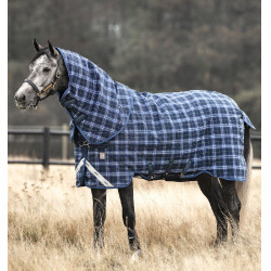 Horseware Rhino Plus Vari-Layer 450g deken Marine met ruitjes / indigo Marineblauw Horseware Rhino Plus Vari-Layer 450g deken Marine met ruitjes / indigo Marineblauw