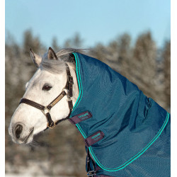 Couvre-cou Horseware Rhino 0g Bleu marine / aqua Couvre-cou Horseware Rhino 0g Bleu marine / aqua