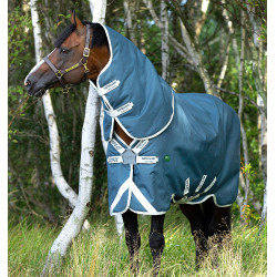 Horseware Amigo AmEco 12 Plus 100g deken Blauwgroen / grijs Horseware Amigo AmEco 12 Plus 100g deken Blauwgroen / grijs