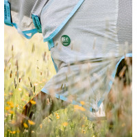 Cubre-moscas Horseware Amigo AmEco Bug Buster 0g Zilver / lichtblauw Cubre-moscas Horseware Amigo AmEco Bug Buster 0g Zilver / lichtblauw