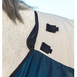 Buitendeken Horseware Rambo® Summer 0g disc met voering 100g Marine / grijs Blauw
