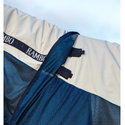 Couverture d'extérieur Horseware Rambo® Summer 0g disque avec doublure 100g 600D Marine / gris Bleu Couverture d'extérieur Horseware Rambo® Summer 0g disque avec doublure 100g 600D Marine / gris Bleu