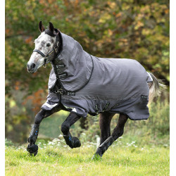 Couverture Horseware Amigo Bravo 12 Reflectech Plus 100g Gris / réfléchissant Couverture Horseware Amigo Bravo 12 Reflectech Plus 100g Gris / réfléchissant