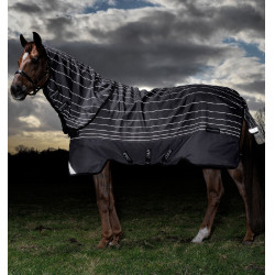 Couverture Horseware Amigo Bravo 12 Reflectech Plus 100g Gris / réfléchissant