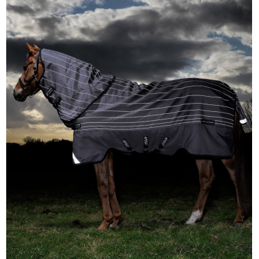 Couverture Horseware Amigo Bravo 12 Reflectech Plus 100g Gris / réfléchissant Couverture Horseware Amigo Bravo 12 Reflectech Plus 100g Gris / réfléchissant