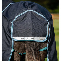Couverture Horseware Amigo® Bravo 12 Plus 250g 1200D Marine / aqua Bleu Couverture Horseware Amigo® Bravo 12 Plus 250g 1200D Marine / aqua Bleu