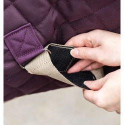 Couverture de box Horseware Amigo Plus Disque 200g Figue / marine Violet