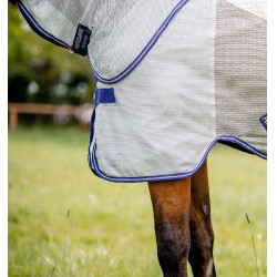 Couverture anti-mouches Horseware Amigo Airflow 0g Marine à carreaux / bleu altanic Bleu marine Couverture anti-mouches Horseware Amigo Airflow 0g Marine à carreaux / bleu altanic Bleu marine