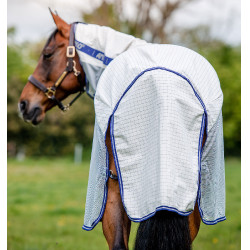 Couverture anti-mouches Horseware Amigo Airflow 0g Marine à carreaux / bleu altanic Bleu marine Couverture anti-mouches Horseware Amigo Airflow 0g Marine à carreaux / bleu altanic Bleu marine