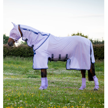 Horseware Amigo Bug Buster vliegendeken Lavendel / Atlantisch blauw Violet