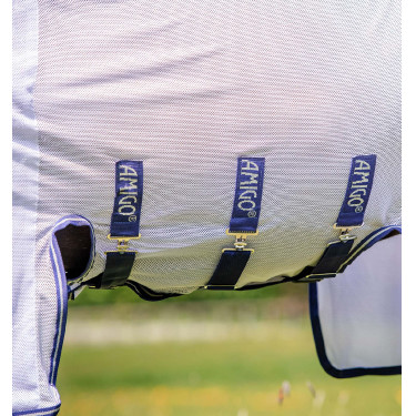 Couverture anti-mouches Horseware Amigo Bug Buster Lavande / bleu atlantique Violet Couverture anti-mouches Horseware Amigo Bug Buster Lavande / bleu atlantique Violet