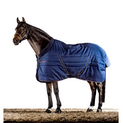 Staldeken Horseware Rambo® Cosy 100g Marine / bordeaux Blauw
