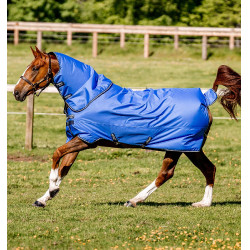 Couverture Horseware Amigo Hero Ripstop Plus 100g Bleu / marine / gris