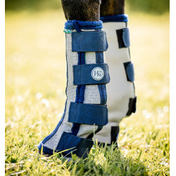 Guêtres anti-mouches Horseware Argent / bleu