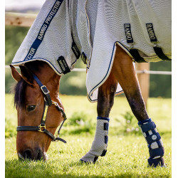 Guêtres anti-mouches Horseware Argent / bleu