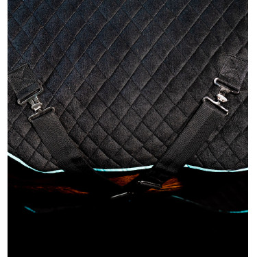 Horseware Autumn Cooler Deken 100g Zwart / aqua